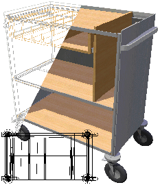 Produktentwicklung eines B�cherwagens